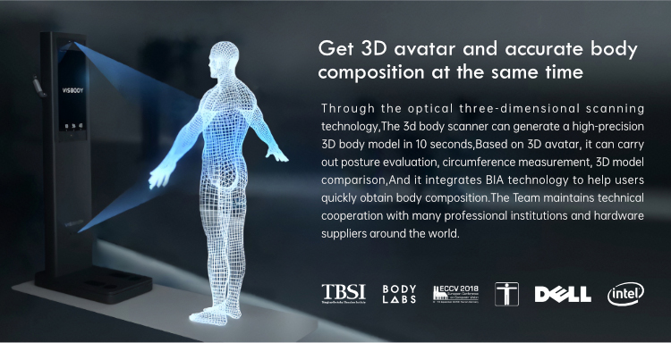 Meicet 3D beden skaneri beden analizatory 2