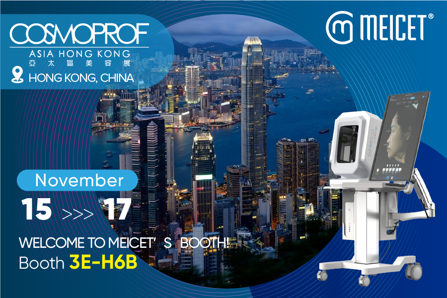 MEICET Showcases Cutting-Edge Skin Analyzers at Cosmoprof Asia in Hong Kong