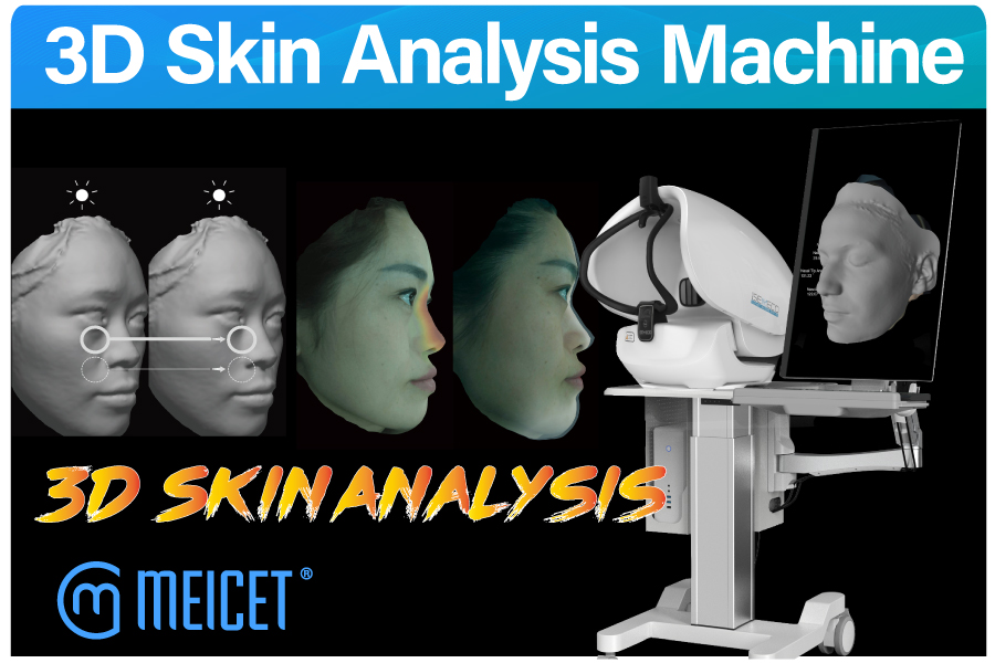 What role does 3D skin analyzer play in the beauty industry?