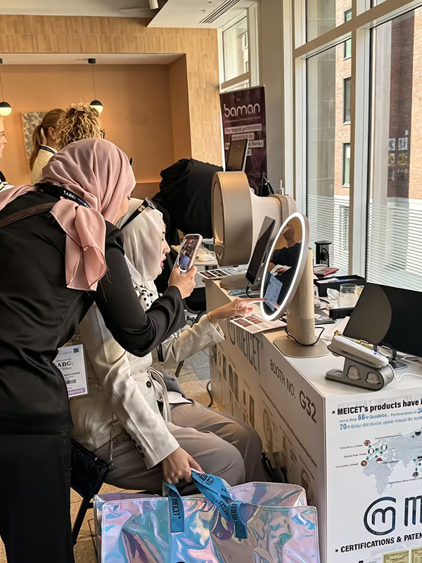 MEICET Showcases AI Skin Analyzer1