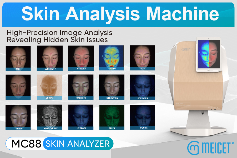 Máquina de análisis de la piel: revelando la belleza interior