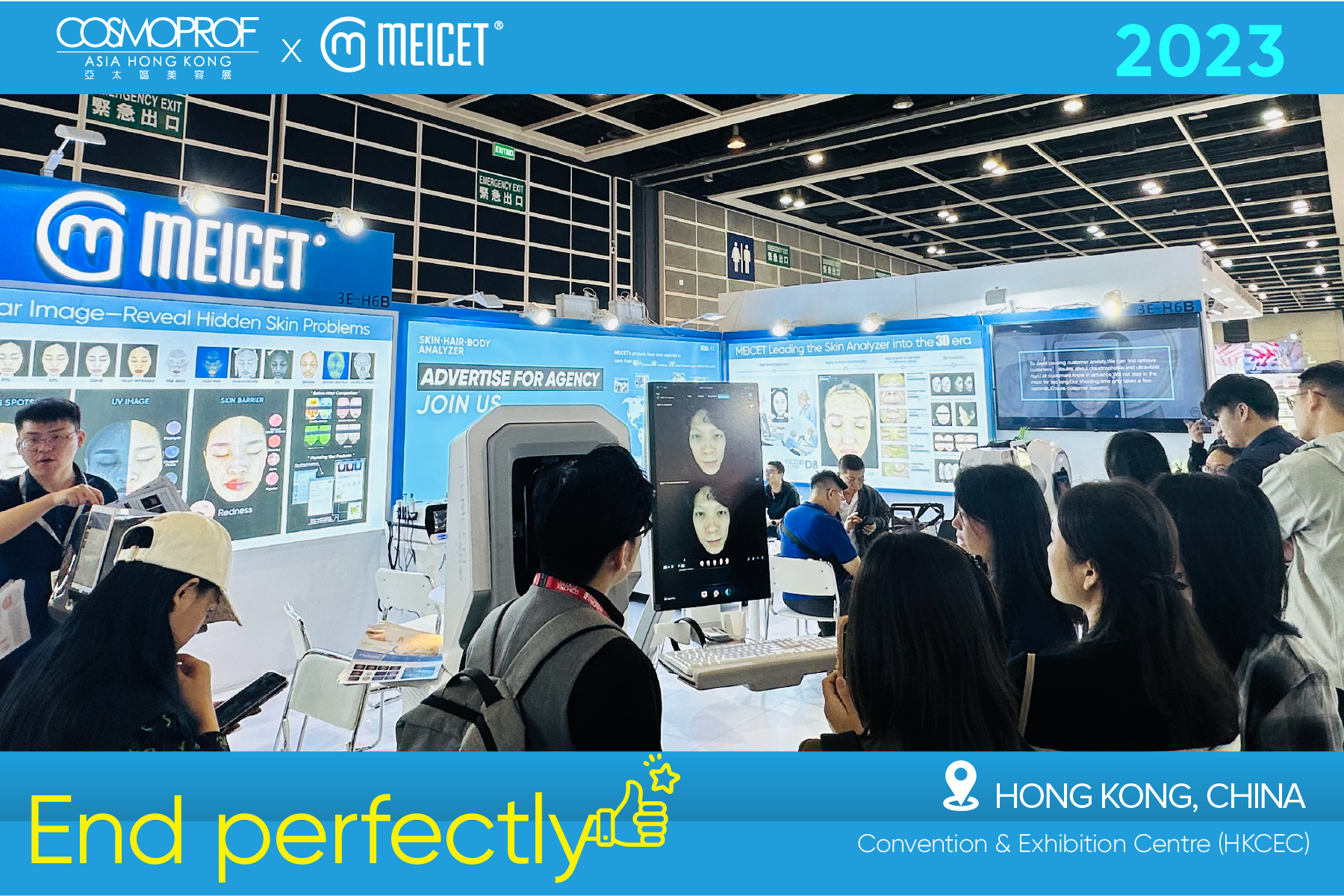 MEICET Cemlorot ing Cosmoprof Asia Hong Kong kanthi Pameran Sukses