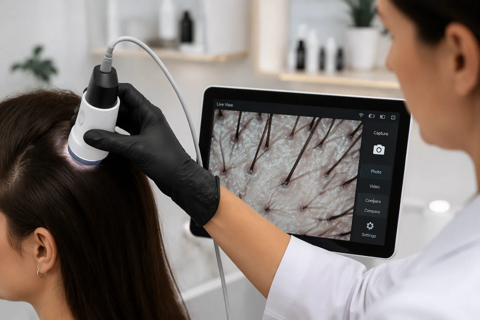 hair scalp analyzer