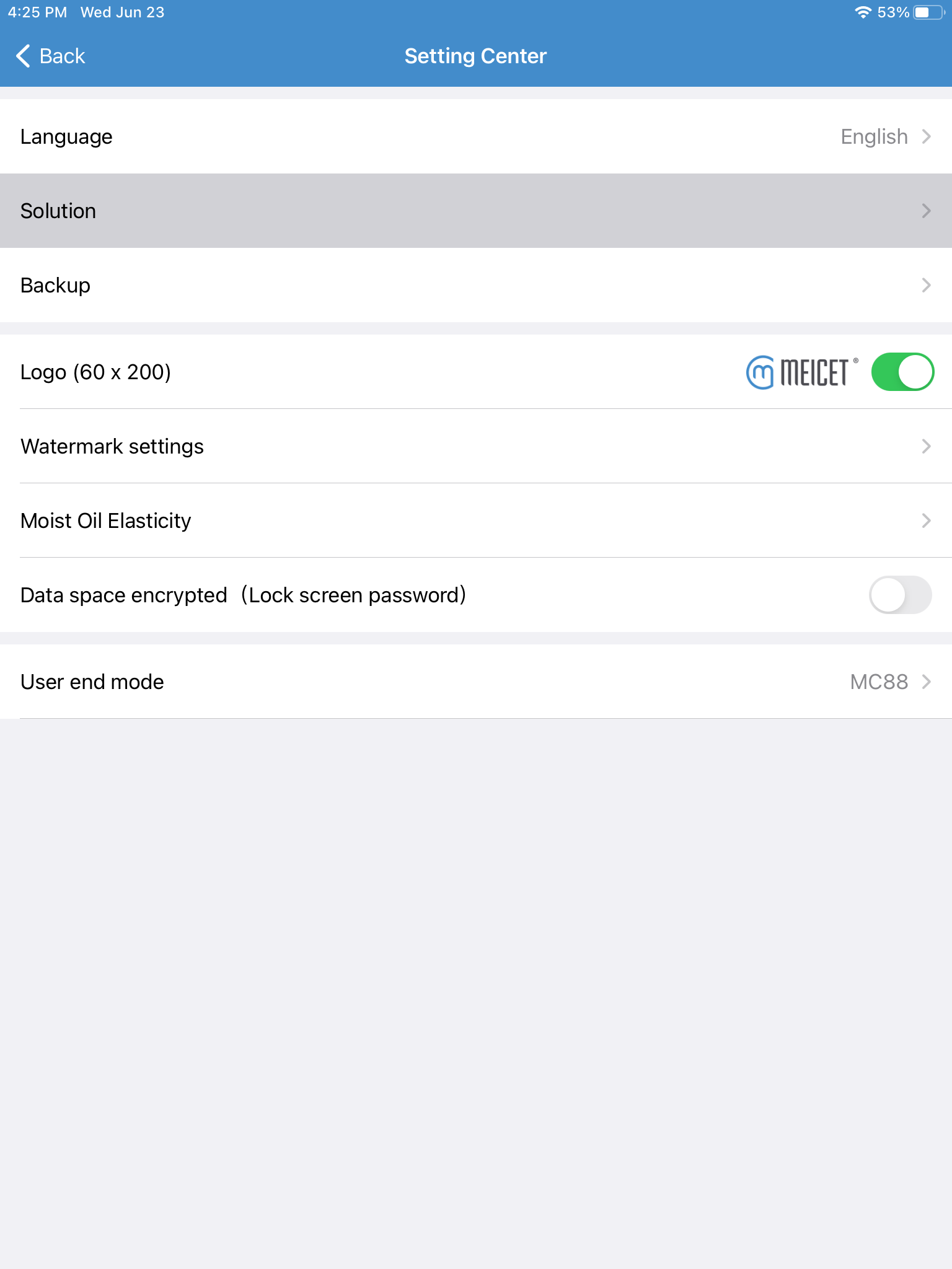 meicet skin analyzer adding products solutions