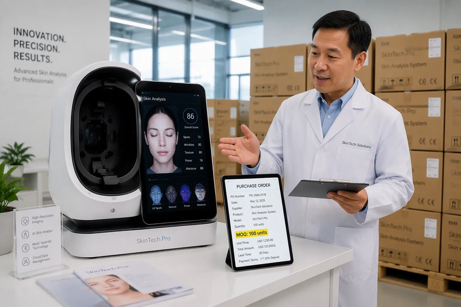 skin analysis machine
