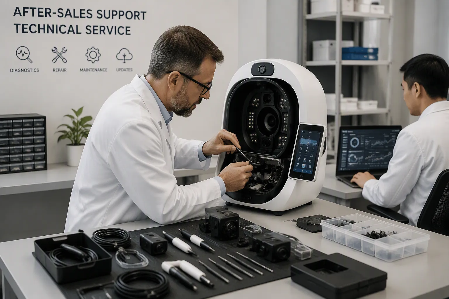 skin analysis machine