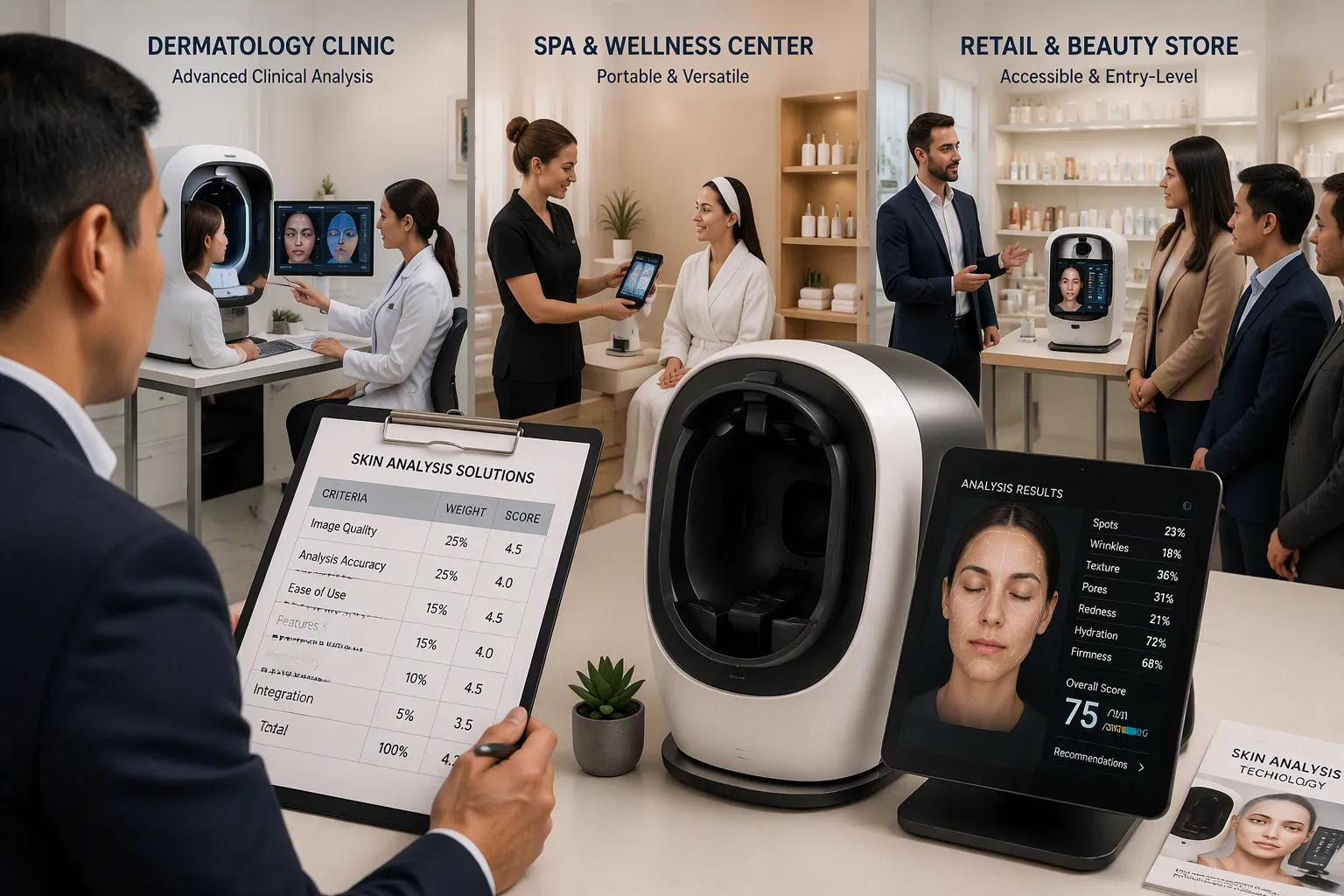 skin analysis machine