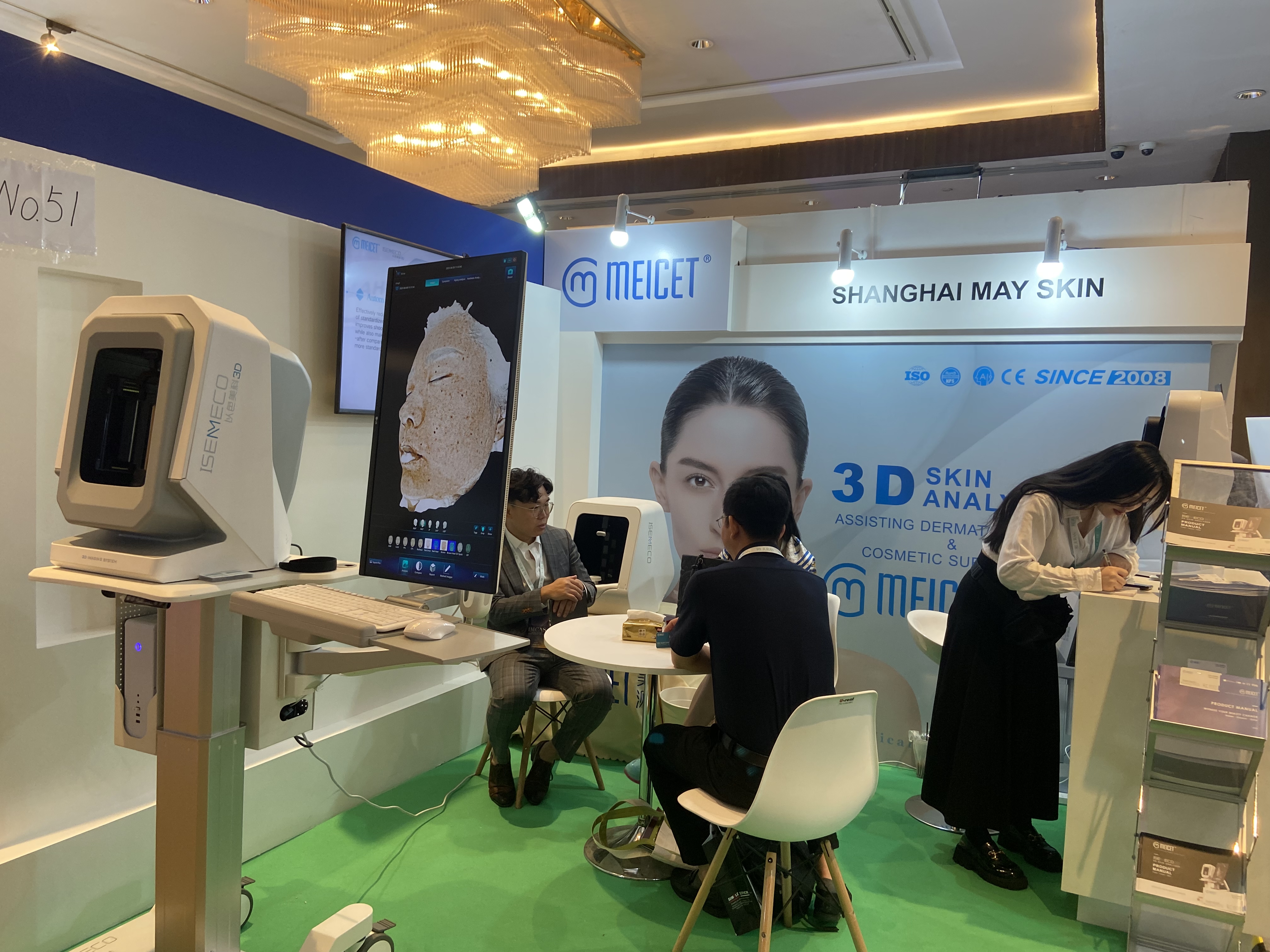 IMCAS Asia Conference Fa'aalia MEICET Skin Analysis Machine