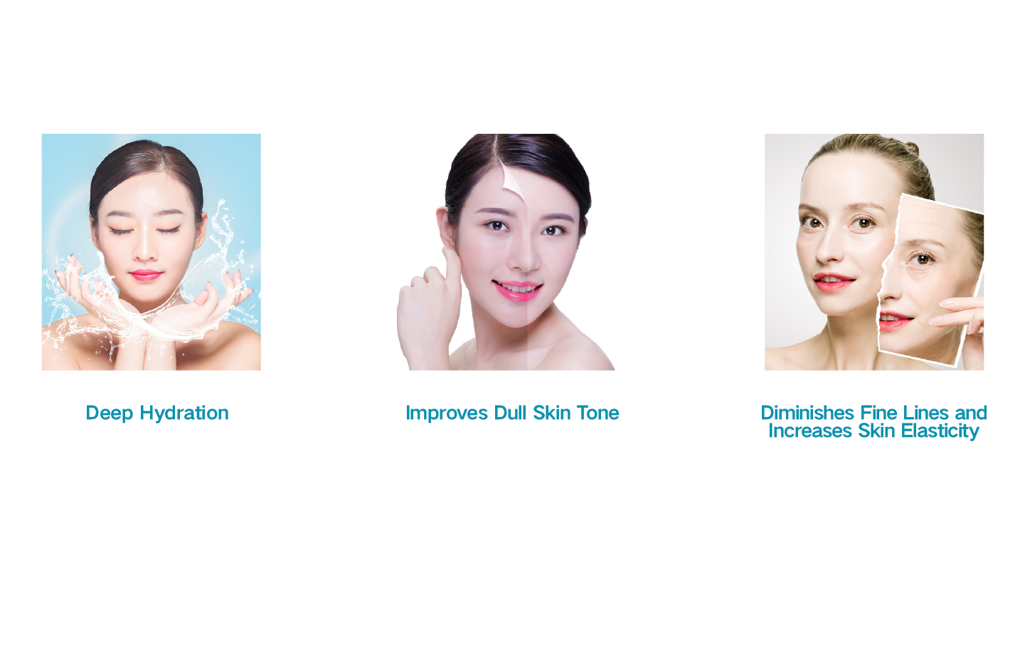 The HydrPeel molecular water glow offers three major benefits